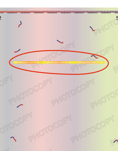 Hologram Strip Fusing