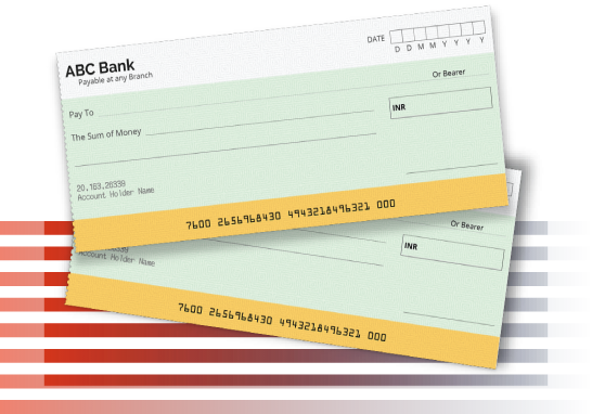 MICR Chequebooks, Dividend/ Interest Warrants